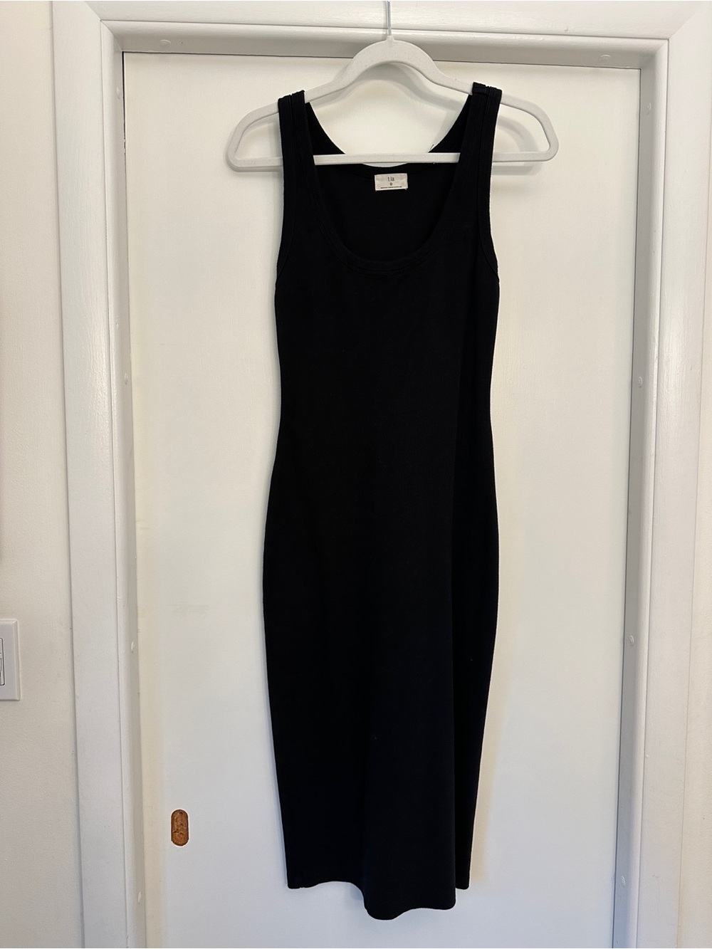 T.La Black Tank Midi Dress